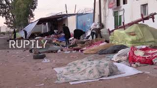 Libya: Migrants sleep outside Libya UNHCR centre as temperatures drop