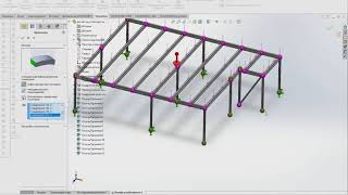 #4 Тех.площадка. Расчёт на устойчивость в Solidworks