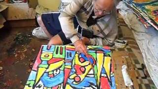 Németh Miklós 1934 the Hungarian fauvist , new expressionist painter the new Picasso