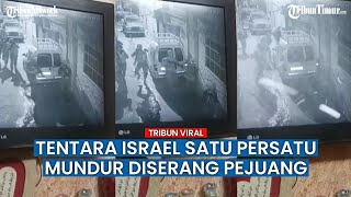 Detik-detik Tentara Israel Diduga Serbu Kamp Balata, di Tepi Barat Hingga Dapat Perlawanan