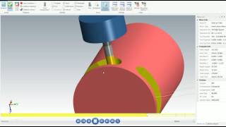 Mastercam 2017 training: 4th axis dynamic milling