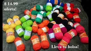Oferta de hilos a  $14.99