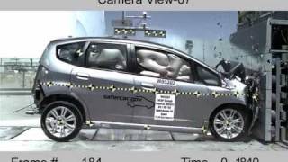 Crash Test 2009 Honda Fit / Aria / Jazz (Full Frontal) NHTSA