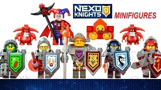 Nexo Knights Aaron Clay Lance Macy Axl & Jestro LEGO Knockoff Minifigures Set 2
