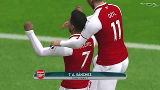 Arsenal vs Brighton & Hove Albion 1 October 2017 | PES 2017 Game Play PC