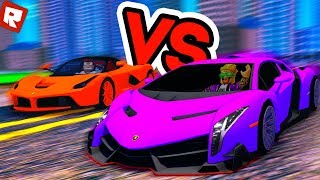 ЛАМБОРГИНИ VS FERRARI! КТО БЫСТРЕЕ? | Roblox