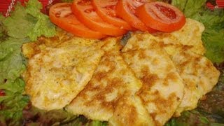 Отбивные из куриной грудинки