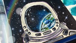 HAZ UN ASTRONAUTA - DIBUJO TUMBLR PASO A PASO -  LOS TUTOS