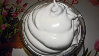 Белковый крем- приготовление