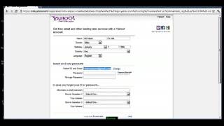 Create E mail Yahoo Account Yahoo دروست کردنی ئیمەیلی یاهوو YouTube