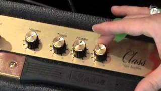 Marshall Class 5 amplifier demo with Les Paul