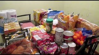 GROCERY HAUL $210.00 ALDI FAMILY OF FOUR BIWEEKLY TRIP