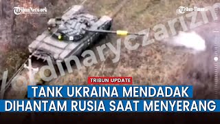 Asyik Menembak, Kendaraan Lapis Baja Ukraina Mendadak Dihantam Artileri Rusia