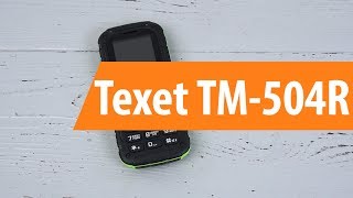 Распаковка Texet ТМ-504R / Unboxing Texet ТМ-504R