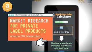 Amazon Kindle Market Research | Private Label