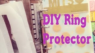 Easy DIY Ring Protector for Your Planner