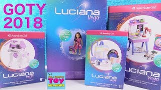 2018 GOTY Luciana Vega American Girl Doll Unboxing Review Accessories | PSToyReviews
