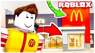 УСТРОИЛСЯ РАБОТАТЬ В МАКДОНАЛЬДС !!! | ROBLOX ПО РУССКИ |