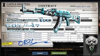 1)Контракт обмена KC GO!( АК-47 снежный вихрь