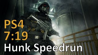 Resident Evil 2: Hunk Speedrun (PS4 Pro) - 7:19 IGT