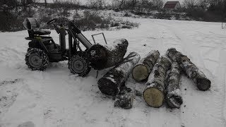 Мини погрузчик испытание мощности и грузоподемности