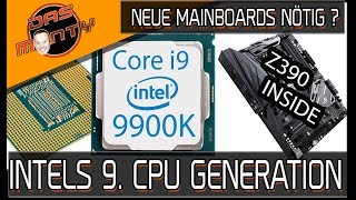 Neue Mainboards mit Z390 für Intel Core i9 9900K nötig? - Roadmap zu Icelake aufgetaucht | DasMonty