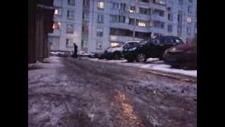 Zercher Walk 10-12 m. - подъем штанги 108кг, прогулка 10-12 м.
