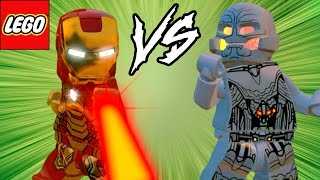LEGO Marvel Vingadores (Avengers) Homem de Ferro VS Ultron em Briga de Herois #34