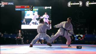 Aghayev Rafael (AZE) - Horuna Stanislav (UKR) Gold medal Fight Karate1 Premier League, Tyumen 2013