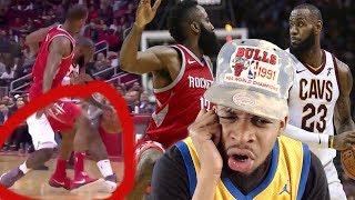 NOOOO LEBRON GETS INJURED! ROCKETS vs CAVS HIGHLIGHTS REACTION!