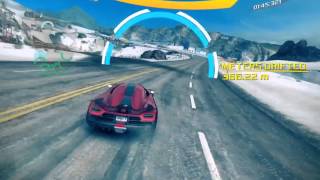 Asphalt 8: Airborne -- Koenigsegg Iceland Gate Drift