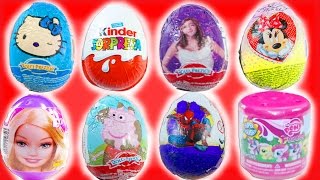Peppa Pig Play Doh My Little Pony Barbie Kinder Surprise Eggs Violetta 3