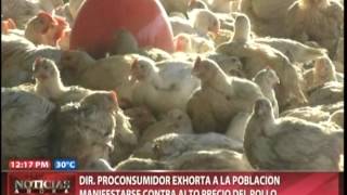 Proconsumidor exhorta a la población manifestarse contra alto precio del pollo