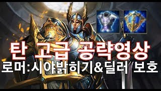 펜타스톰 [새결] "탄 고급 공략영상" 로머.딜러 지키기 & 시야확보의 중요성 Penta Storm. Strike of Kings. Arena of valor.