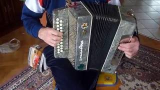 Раскинулось море широко - на гармошке - запись 2010 года