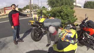 MOSTRANDO AS MOTOS DA RAPAZIADA ! FZ-09 , SRAD 750 , R1  E ZX600