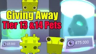 Giving Away Tier 13 & 14 Pets - Roblox Pet Simulator NEW UPDATE!
