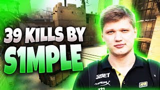 CS:GO - s1mple 39 frags on Mirage @ EPL
