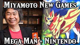 Miyamoto Moving on From Zelda & Mario, New Legendary Pokemon Creator, Mega Man & Nintendo Crossover