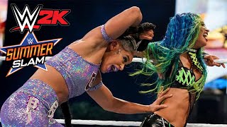 WWE SummerSlam Sasha Banks vs Bianca Belair | WWE 2K