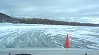 Waneta Lake Ice Racing - Studless Snows vs Ice Racing Tires