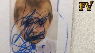 Как смыть фломастер с обоев.