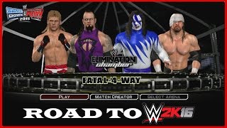 Road to WWE 2K16 | Episode 5 | Fatal 4 Way Iron Man match inside Elimination Chamber!