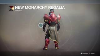 Destiny 2 Full New Monarchy Armour (Titan)