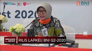 H1-2020, BNI Raup Laba Bersih Rp 4,46 Triliun