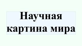 Научная картина мира