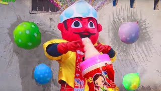 ONDEL ONDEL di lempari BALON AIR berhadiah DOT PERMEN