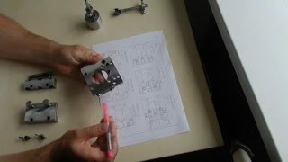 Кондуктор мебельный для сверления минификс, рафикс - Universal jig for minifix