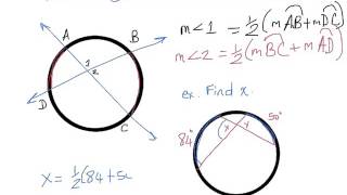 Secants, Tangents and Angle Measures