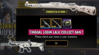LOGIN DOANG! Gratis Skin KAR98 & SCAR L Permanent - Pubg Mobile